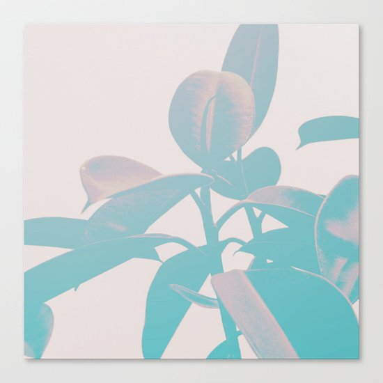 Pastel Botanic Canvas Print