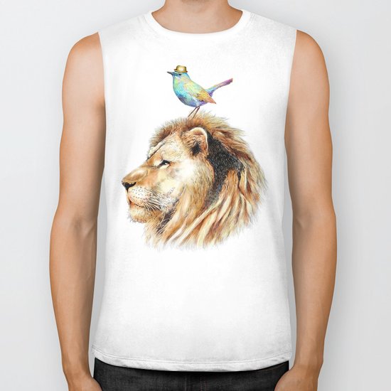 Lion&Bird Biker Tank