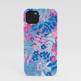 Pastel Watercolor Flowers iPhone Case