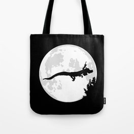 Falkor Moon Black Tote Bag