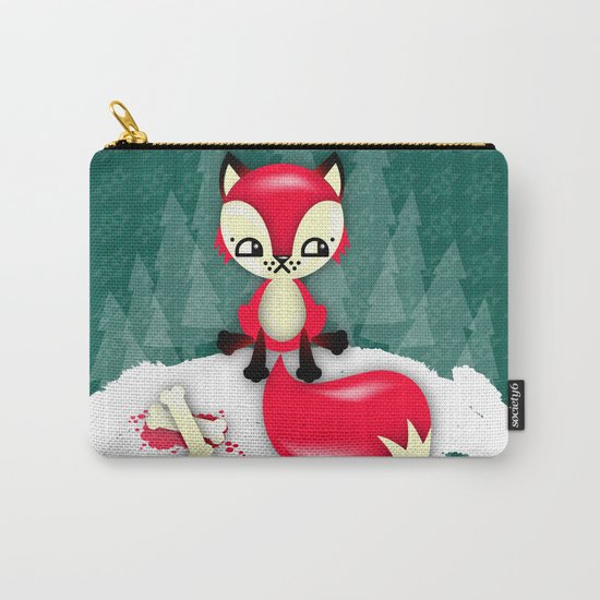 Fox's Christmas Dinner Carry-All Pouch