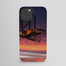 Basketball Sunset iPhone Case