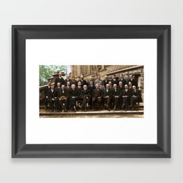 Solvay Conference Framed Art Print