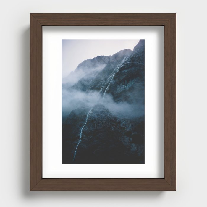 Milford Sound, New Zealand Recessed Framed Print