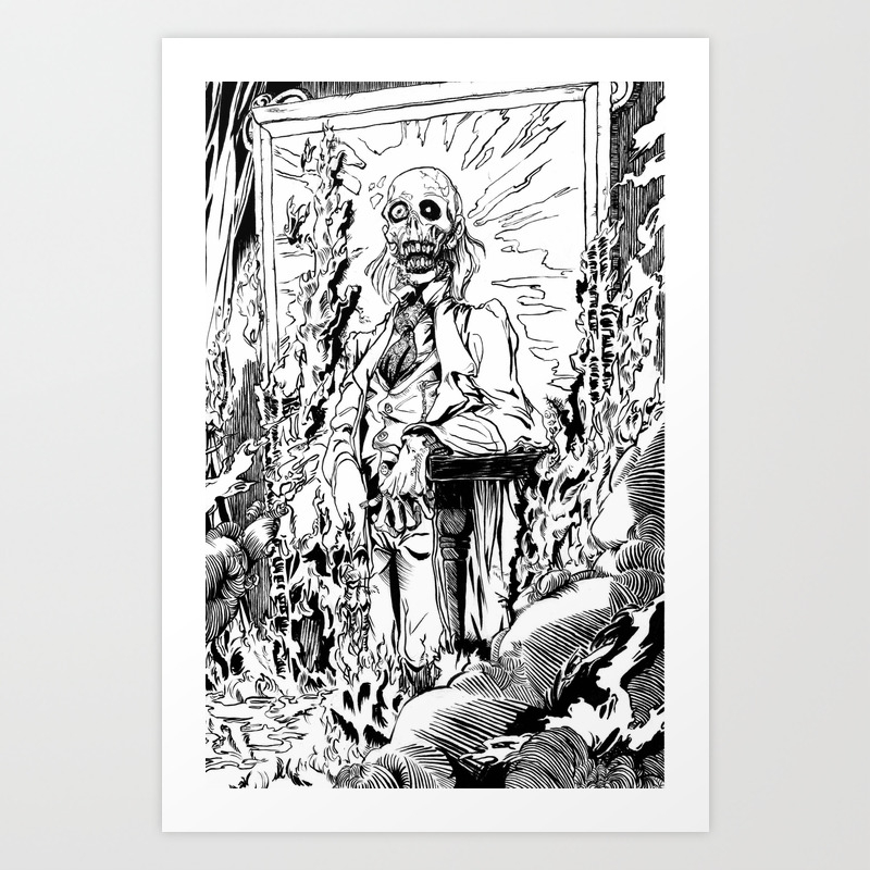 The Picture Of Dorian Gray Art Print By Alvadee Society6