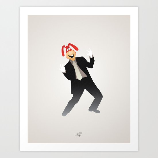 Manic Noid Art Print