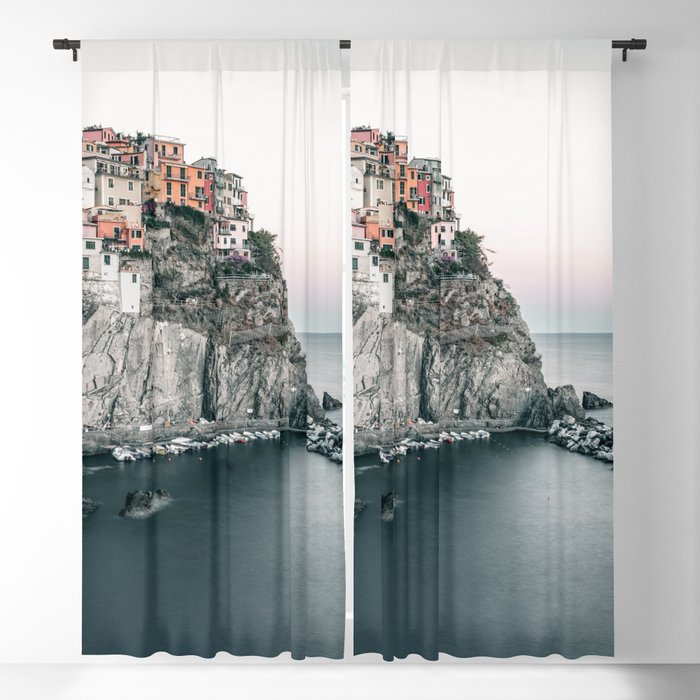 Manarola Village Blackout Curtain