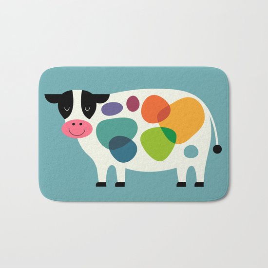 Awesome Cow Bath Mat
