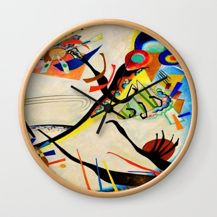 The Bird by Wassily Kandinsky Wall Clock
