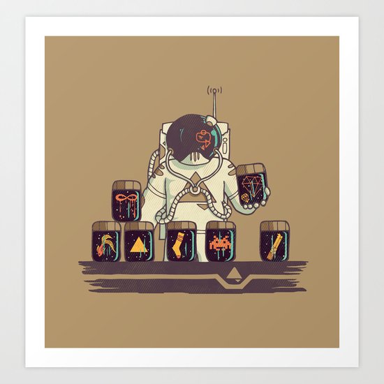 Kleptonaut Art Print