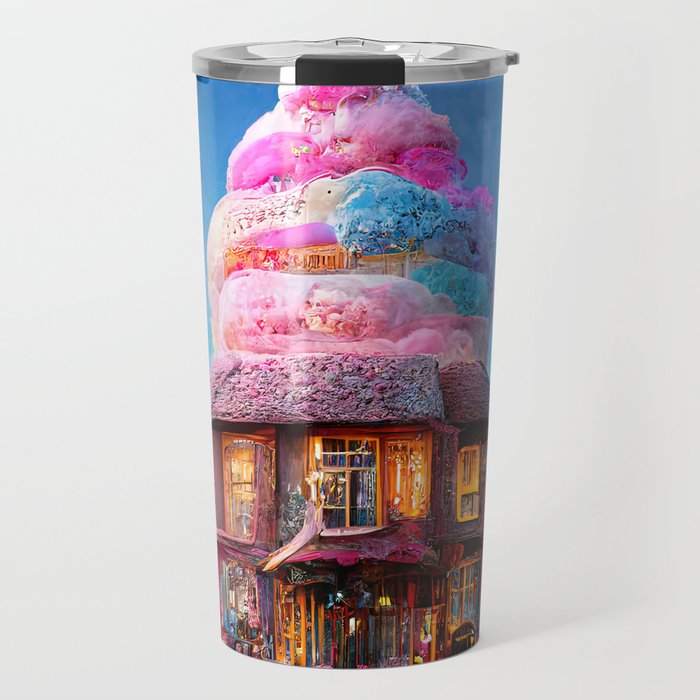 Cotton Candy House Travel Mug