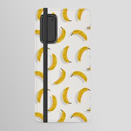 Banana Pattern – White Android Wallet Case
