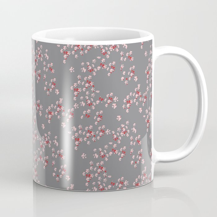 Hana "flower" (gray) Coffee Mug