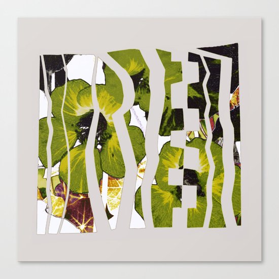 caged garden Canvas Print
