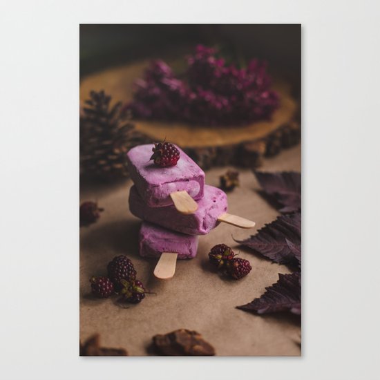 vegan ice cream Canvas Print