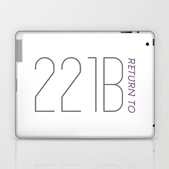 Return to 221B Laptop & iPad Skin