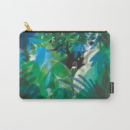 Forest Carry-All Pouch | Illustration, Nature, Mixed Media, Curated, Painting 