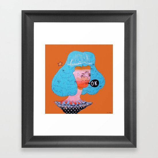 ok Framed Art Print