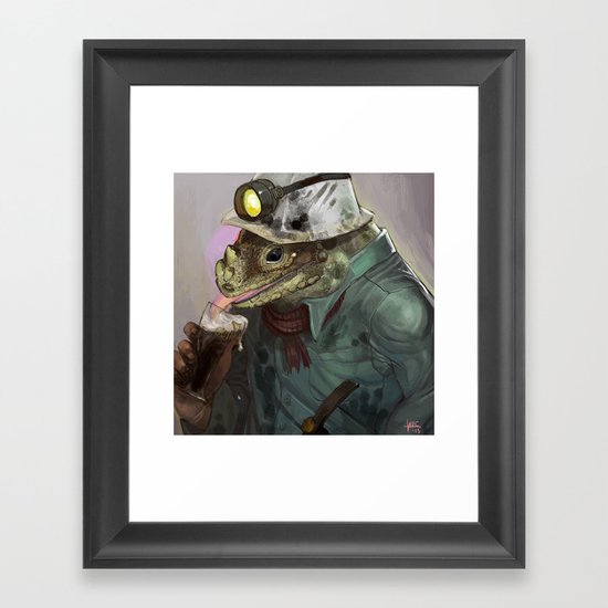 Hard Day's Work Framed Art Print