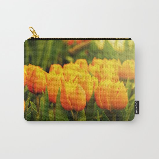 Yellow Tulips Carry-All Pouch