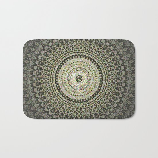 Fractal Kaleido Study 004 in CMR Bath Mat