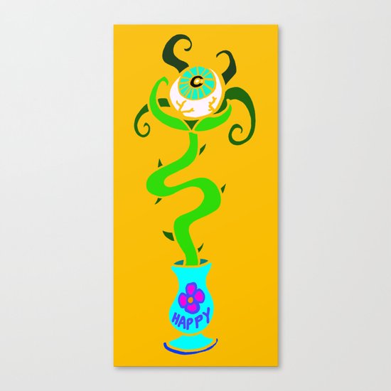 Happy Canvas Print