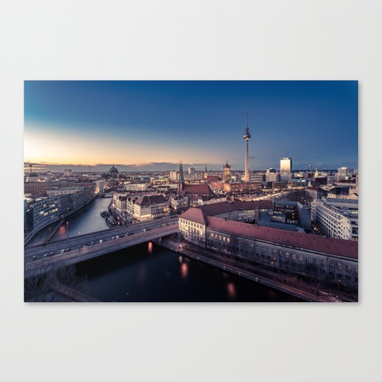 Golden Berlin Canvas Print