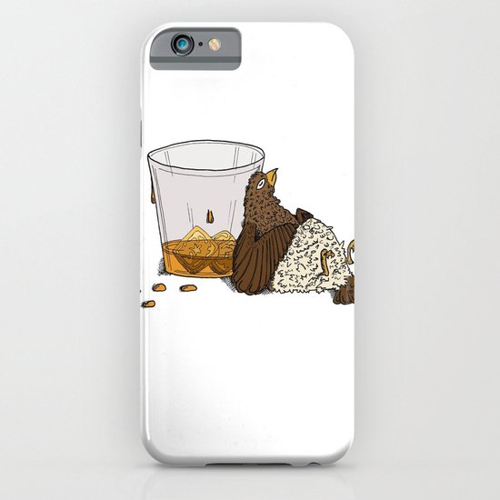 Thirsty Grouse - Colored with White Background iPhone & iPod Case