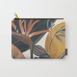 Abstract Tropical Art III Carry-All Pouch | Leaf, Sun, Graphicdesign, Tree, Curated, Abstract, Trend, Forest, Nature, Palm 