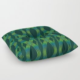 Color Weave Green Floor Pillow