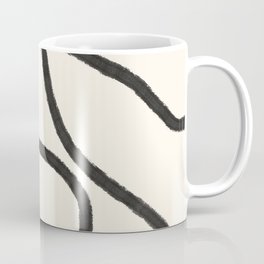 Thick Continuous Line Series 3 | Boho Home Decor, Modern Wall Art, Continuous Line Art, Contour Line Coffee Mug