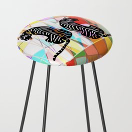 Glow Tigers  Counter Stool