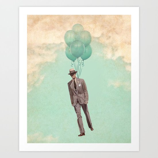 The light suit Art Print