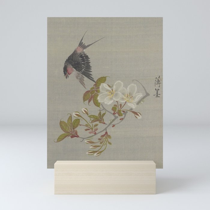 Birdie & Sakura Mini Art Print