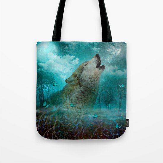 I'll See You In My Dreams (Cry of the Wolf) Tote Bag