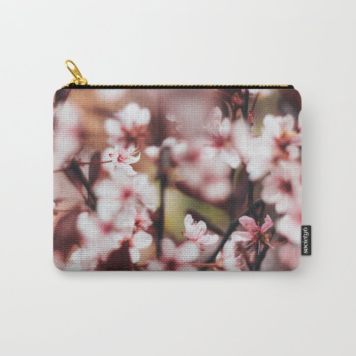 Blooming Blossom Detail Carry-All Pouch