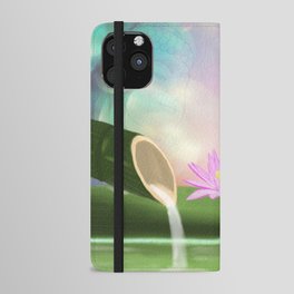 Zen garden iPhone Wallet Case