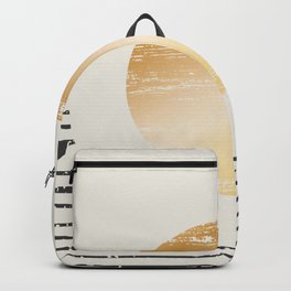 Gold Sun Organic Art Backpack