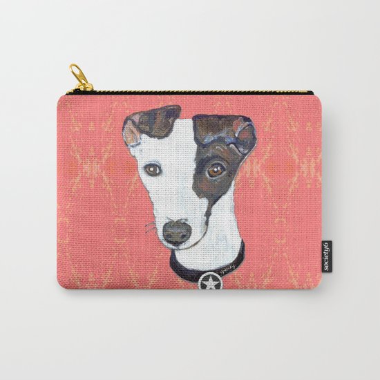 Greyhound Portrait Carry-All Pouch
