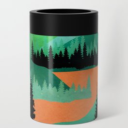 Morning in the waking mountainside Can Cooler