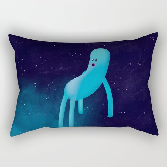 b l u Rectangular Pillow