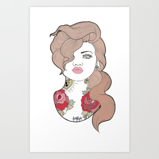 Tattoos Art Print
