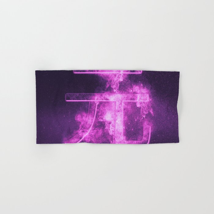 RMB symbol of Chinese currency Yuan Symbol. Monetary currency symbol. Abstract night sky background. Hand & Bath Towel
