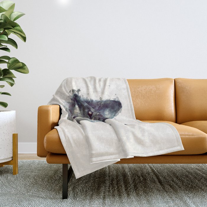 Wolf // Persevere  Throw Blanket