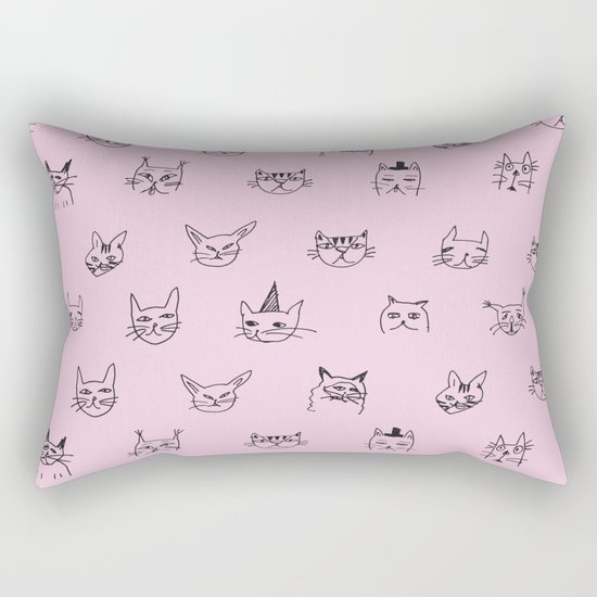 Crazy Cats! Rectangular Pillow