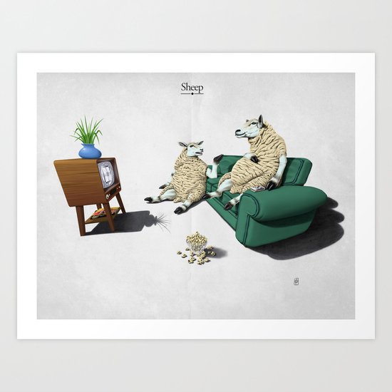 Sheep Art Print