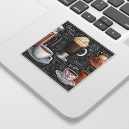 Coffee menu Sticker