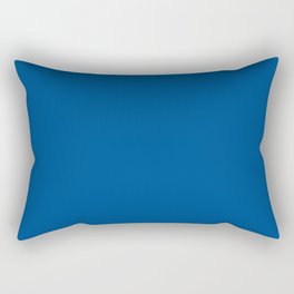 LAPIS BLUE SOLID COLOR Rectangular Pillow