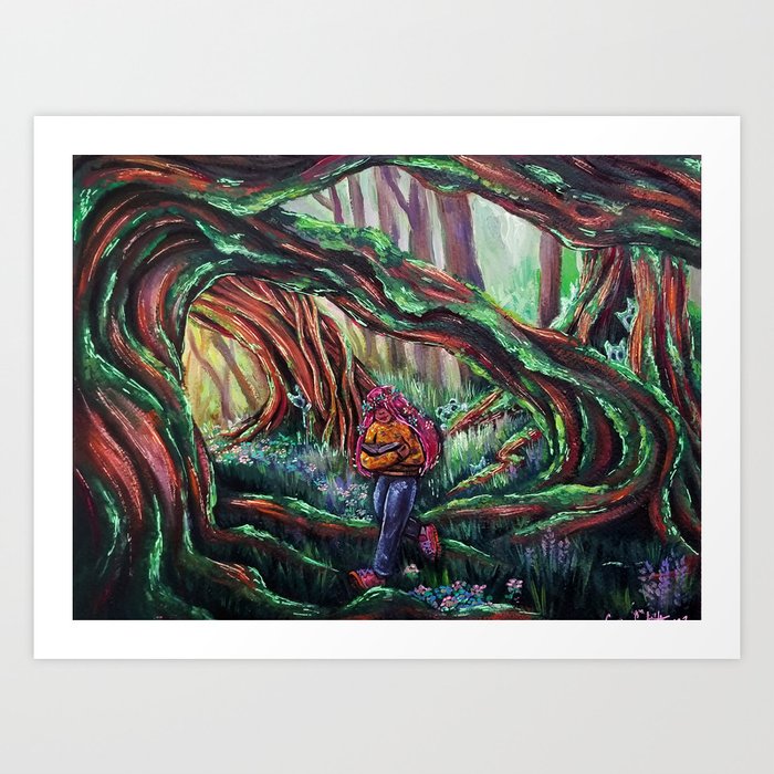 Lost in the Woods Art Print