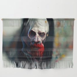 Scary ghost face #8 | AI fantasy art Wall Hanging